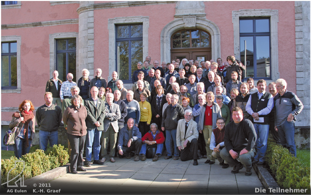  Teilnehmer der 27. Tagung der AG Eulen in Marsberg-­Bredelar